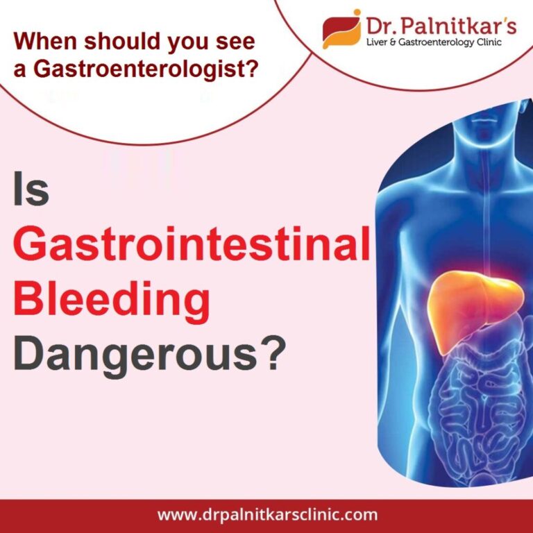 Gastrointestinal bleeding, often known as GI bleeding, is a serious medical problem that affects a large number of people. Upper gastrointestinal bleeding is so common in the emergency department that doctors see at least one episode every day. People who have GI bleeding are constantly at risk of developing a major digestive condition. GI bleeding is more of a symptom of a serious underlying disease than sickness in and of itself. Gasstroentrologist prescribes a GI bleed therapy to diet for patients who are experiencing gastrointestinal bleeding. Due to the high occurrence of GI bleeding, many clinics and hospitals in India specialize in treating it. GI bleeding differs from person to person, depending on their habits and health status; however, if not treated promptly, it can lead to Alcohol Death. This article will inform you about gastrointestinal bleeding, as well as the signs of stomach bleeding. Continue reading to learn more.